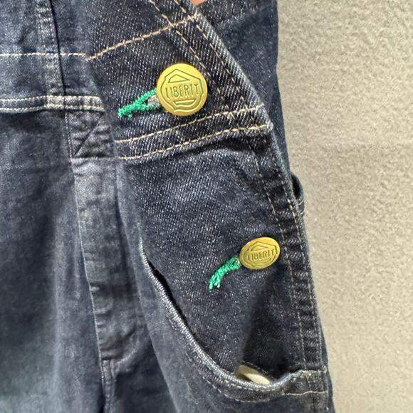 Liberty Bib Overalls Mens 38x30 (39x30 ACTUAL) Blue Denim Carpenter Utility - Picture 4 of 7